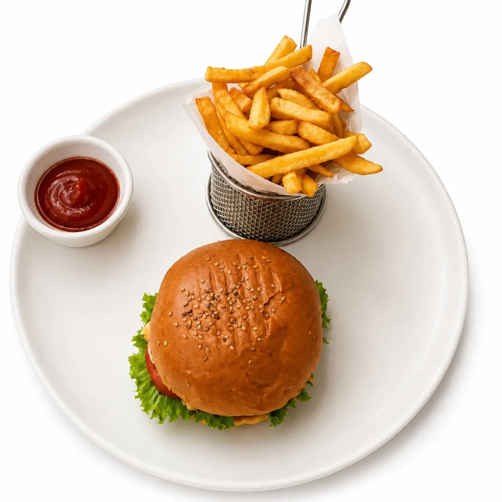 Burger Classic Américain + Frites