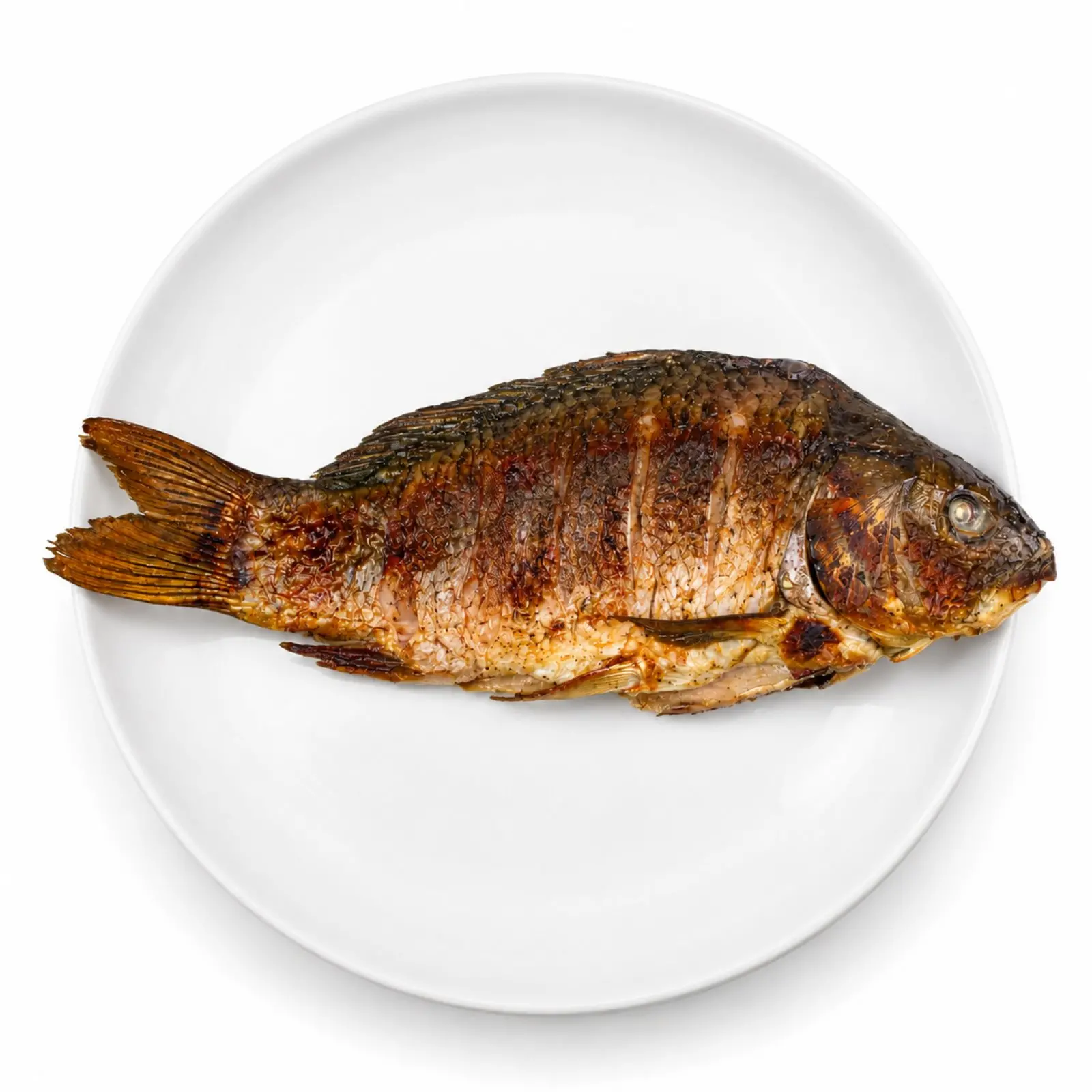 Poisson Carpe grillé
