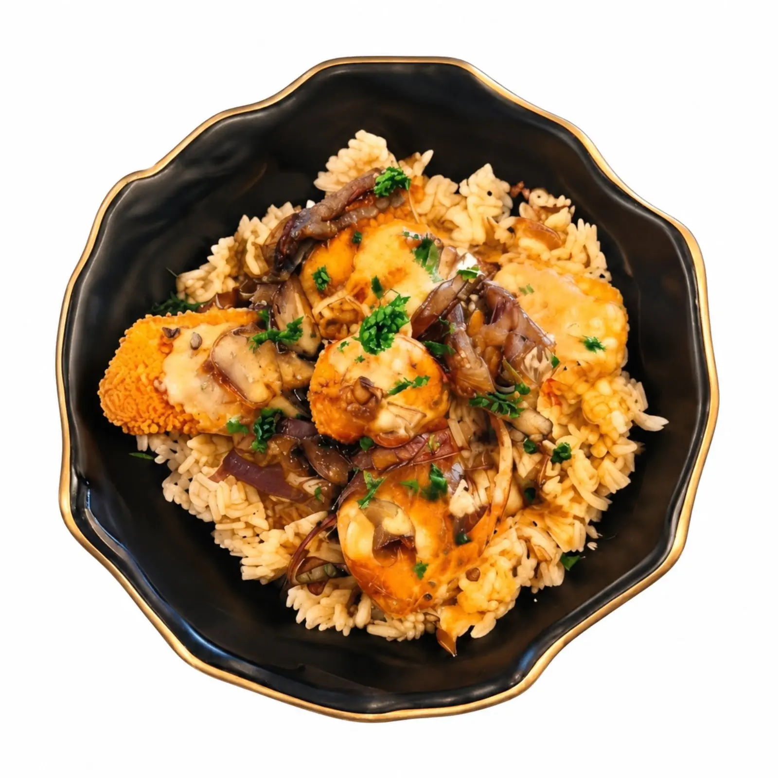 CRISPY CHICKEN RICE
